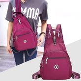 Women Nylon Light Chest Bags Outdoor Shoulder Sports Backpack